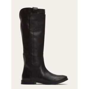 $450 FRYE Paige Tall Riding KNEE Boot LAYERED SHAFT LEATHER BLACK 7 (MG29)